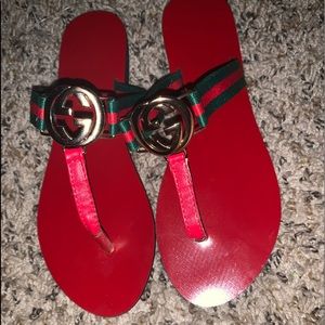 Guccy Flip Flops